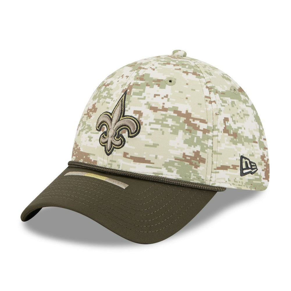 New Orleans Saints New Era 2025 Salute to Service 39THIRTY Flex Hat - Camo Hats
