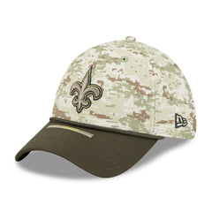 New Orleans Saints New Era 2025 Salute to Service 39THIRTY Flex Hat - Camo Hats