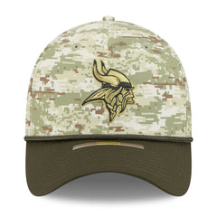 Minnesota Vikings New Era 2025 Salute to Service 39THIRTY Flex Hat - Camo Hats