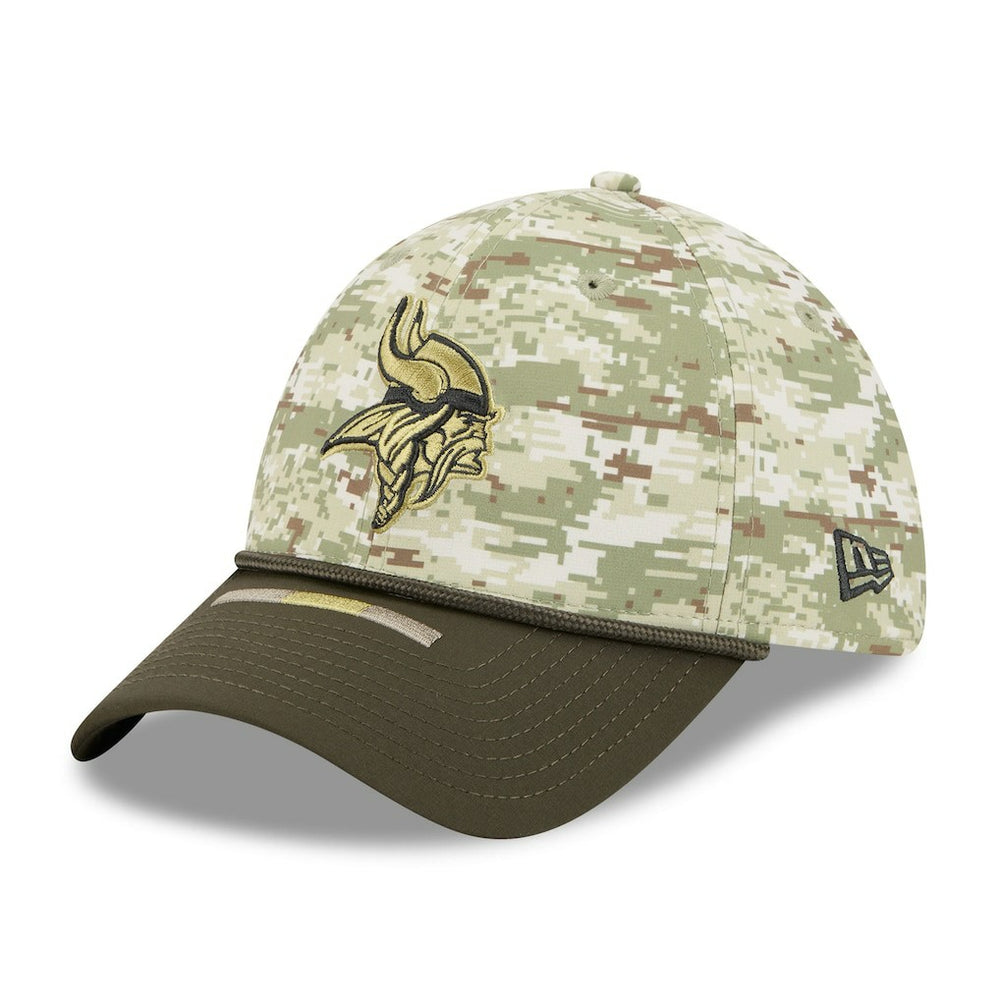 Minnesota Vikings New Era 2025 Salute to Service 39THIRTY Flex Hat - Camo Hats