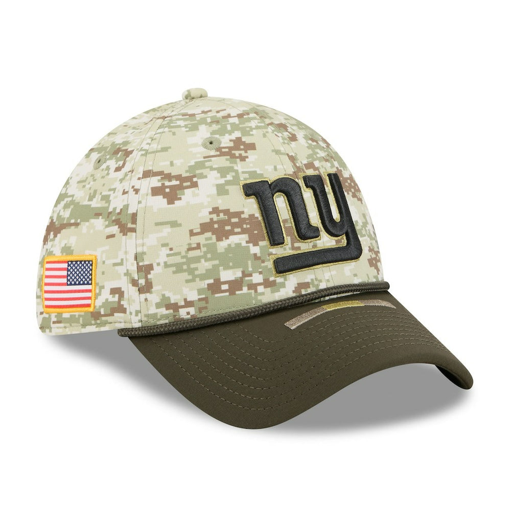 New York Giants New Era 2025 Salute to Service 39THIRTY Flex Hat - Camo Hats