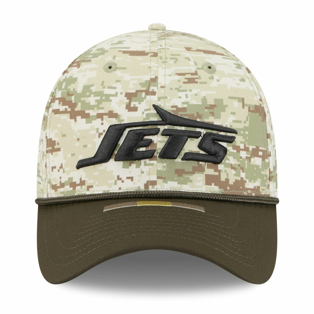 New York Jets New Era 2025 Salute to Service 39THIRTY Flex Hat - Camo Hats