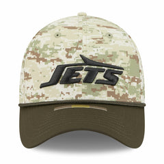 New York Jets New Era 2025 Salute to Service 39THIRTY Flex Hat - Camo Hats