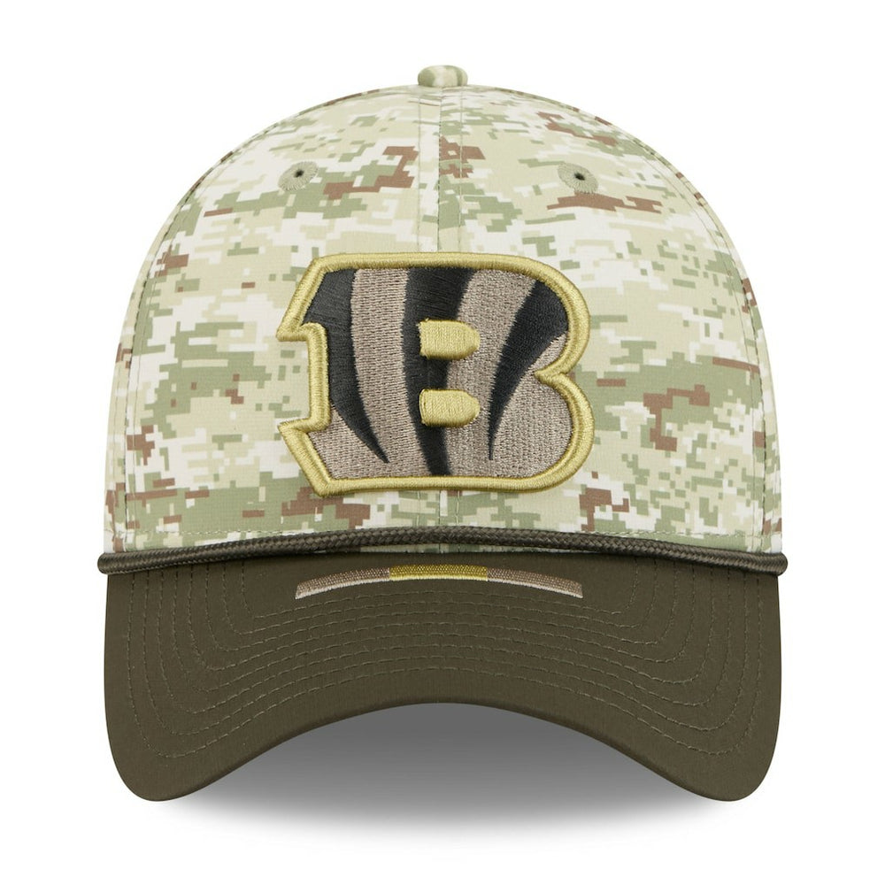 Cincinnati Bengals New Era 2025 Salute to Service 39THIRTY Flex Hat - Camo Hats