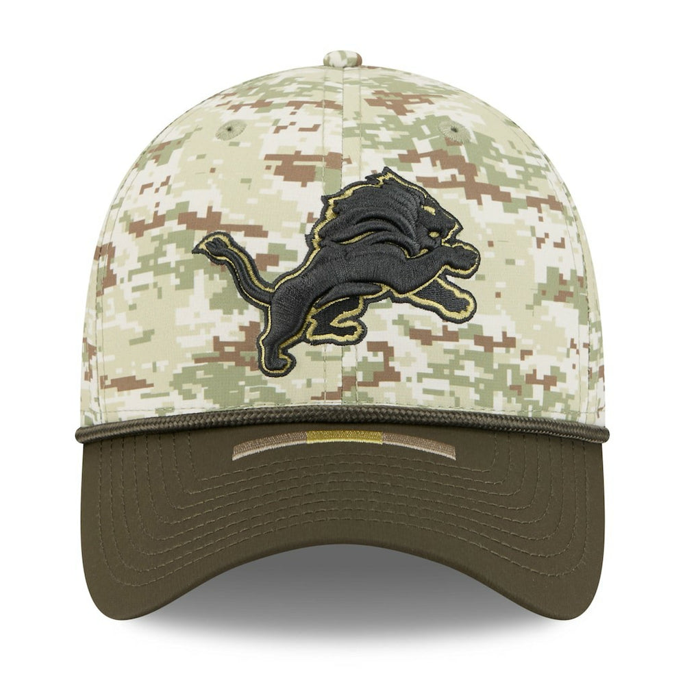 Detroit Lions New Era 2025 Salute to Service 39THIRTY Flex Hat - Camo Hats