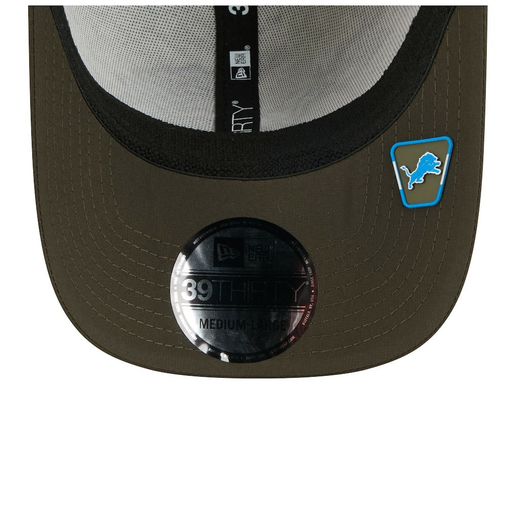 Detroit Lions New Era 2025 Salute to Service 39THIRTY Flex Hat - Camo Hats