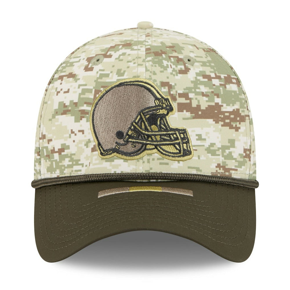 Cleveland Browns New Era 2025 Salute to Service 39THIRTY Flex Hat - Camo Hats