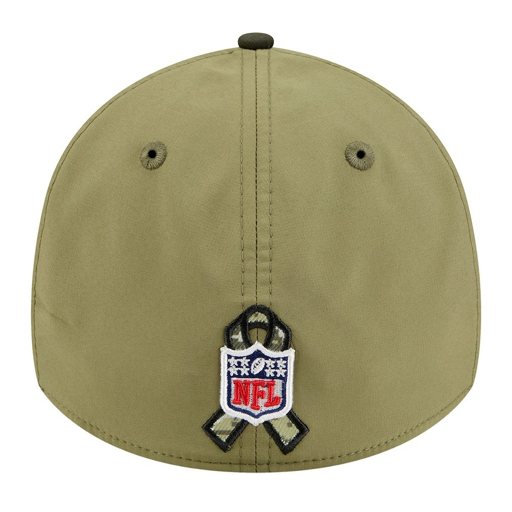 Miami Dolphins New Era 2025 Salute to Service 39THIRTY Flex Hat - Green Hats