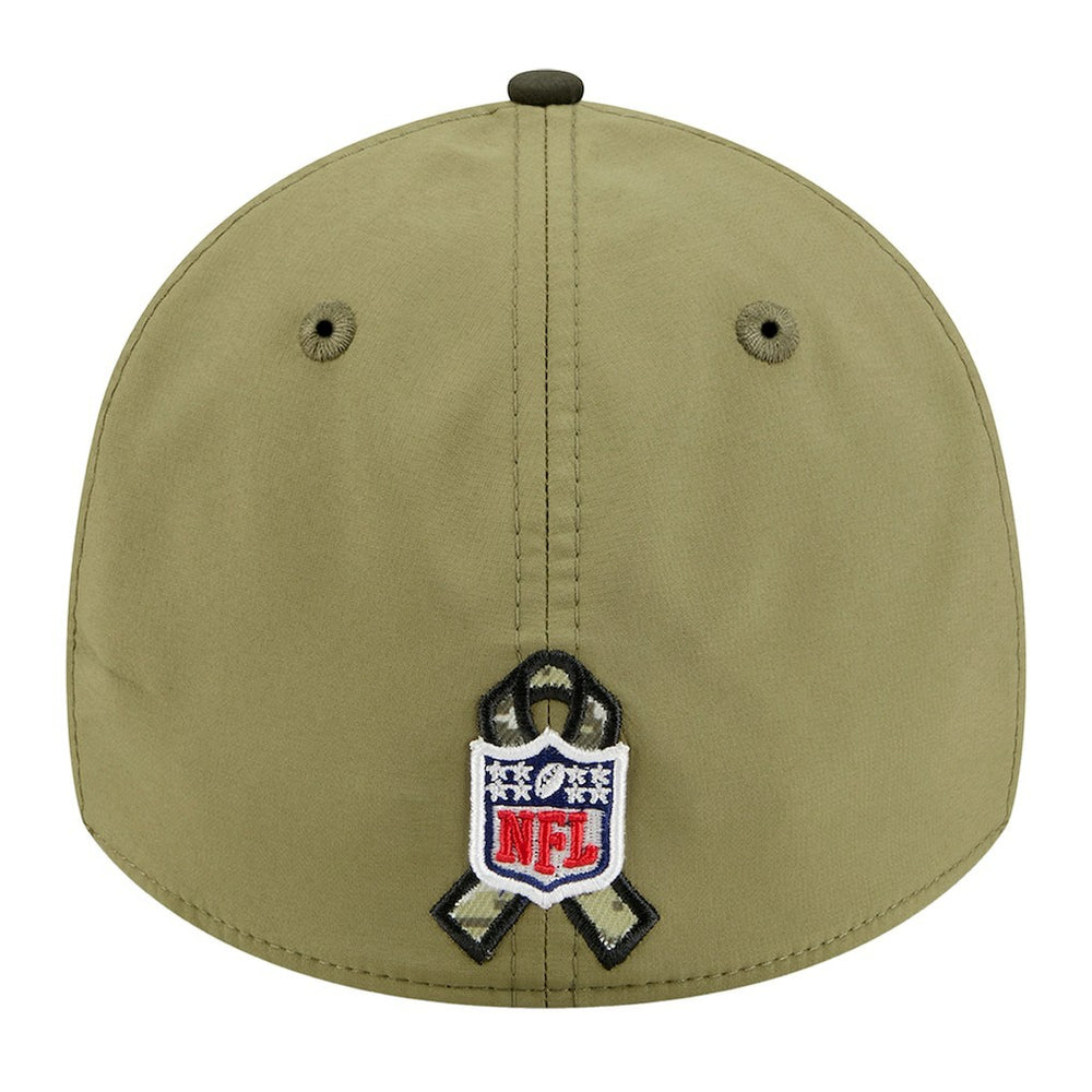 Miami Dolphins New Era 2025 Salute to Service 39THIRTY Flex Hat - Green Hats