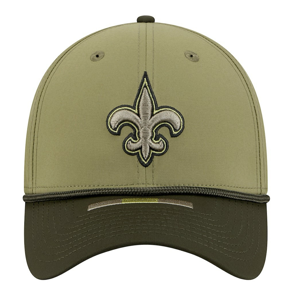 New Orleans Saints New Era 2025 Salute to Service 39THIRTY Flex Hat - Green Hats
