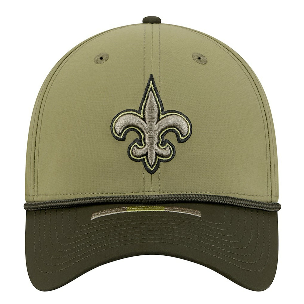 New Orleans Saints New Era 2025 Salute to Service 39THIRTY Flex Hat - Green Hats