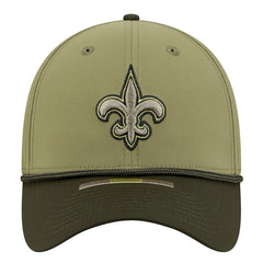 New Orleans Saints New Era 2025 Salute to Service 39THIRTY Flex Hat - Green Hats