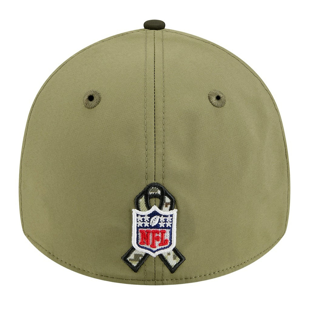 New Orleans Saints New Era 2025 Salute to Service 39THIRTY Flex Hat - Green Hats