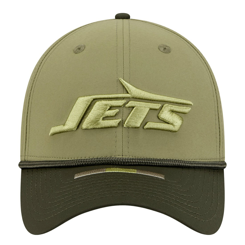 New York Jets New Era 2025 Salute to Service 39THIRTY Flex Hat - Green Hats
