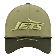 New York Jets New Era 2025 Salute to Service 39THIRTY Flex Hat - Green Hats