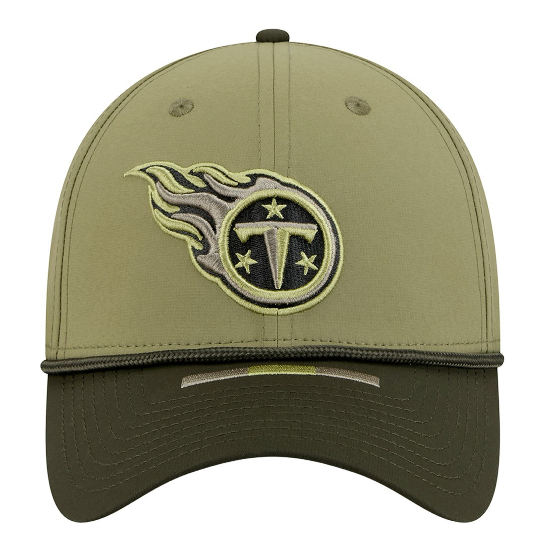 Tennessee Titans New Era 2025 Salute to Service 39THIRTY Flex Hat - Green Hats