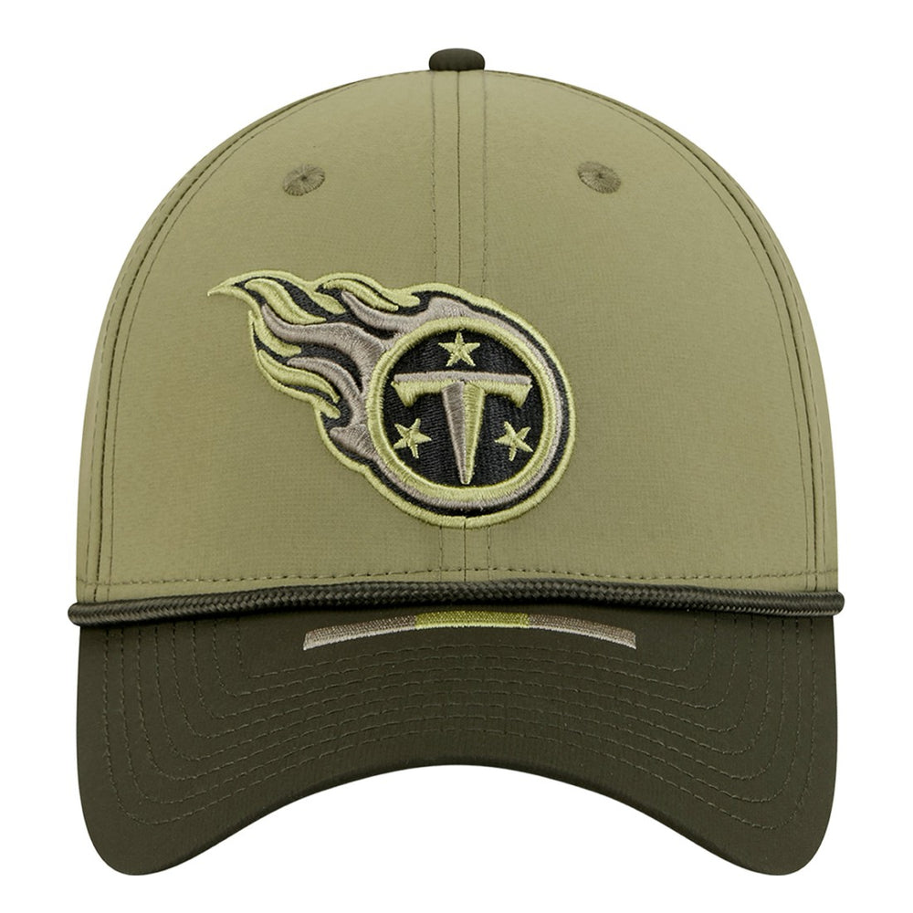 Tennessee Titans New Era 2025 Salute to Service 39THIRTY Flex Hat - Green Hats