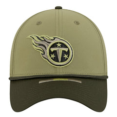 Tennessee Titans New Era 2025 Salute to Service 39THIRTY Flex Hat - Green Hats