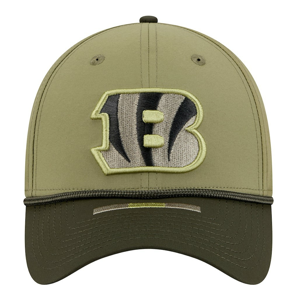Cincinnati Bengals New Era 2025 Salute to Service 39THIRTY Flex Hat - Green Hats
