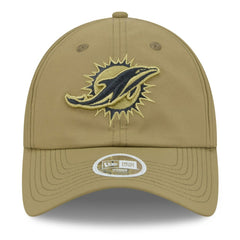 Miami Dolphins New Era Women's 2025 Salute to Service Pony Tail Adjustable Hat - Green Hats