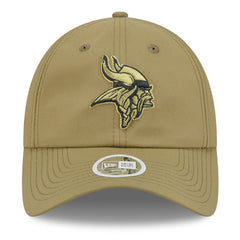 Minnesota Vikings New Era Women's 2025 Salute to Service Pony Tail Adjustable Hat - Green Hats