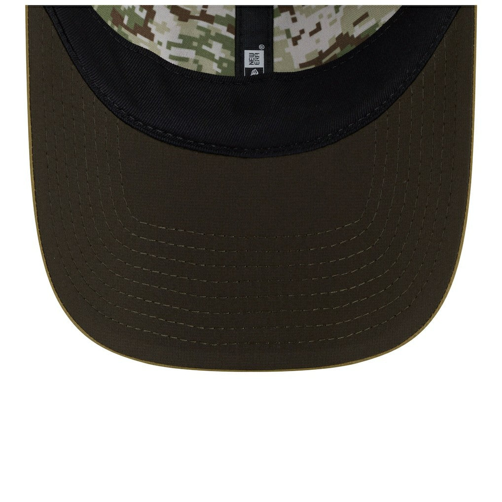 Minnesota Vikings New Era Women's 2025 Salute to Service Pony Tail Adjustable Hat - Green Hats