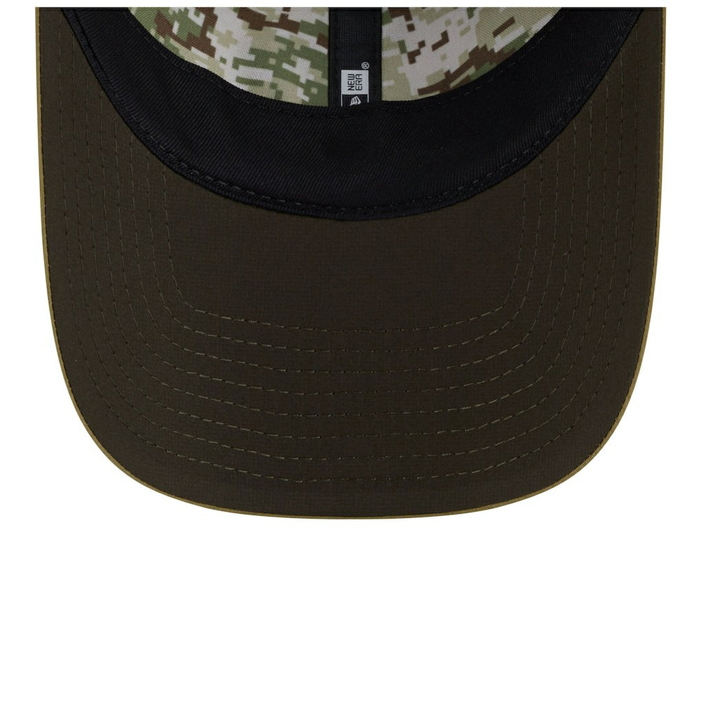 Minnesota Vikings New Era Women's 2025 Salute to Service Pony Tail Adjustable Hat - Green Hats