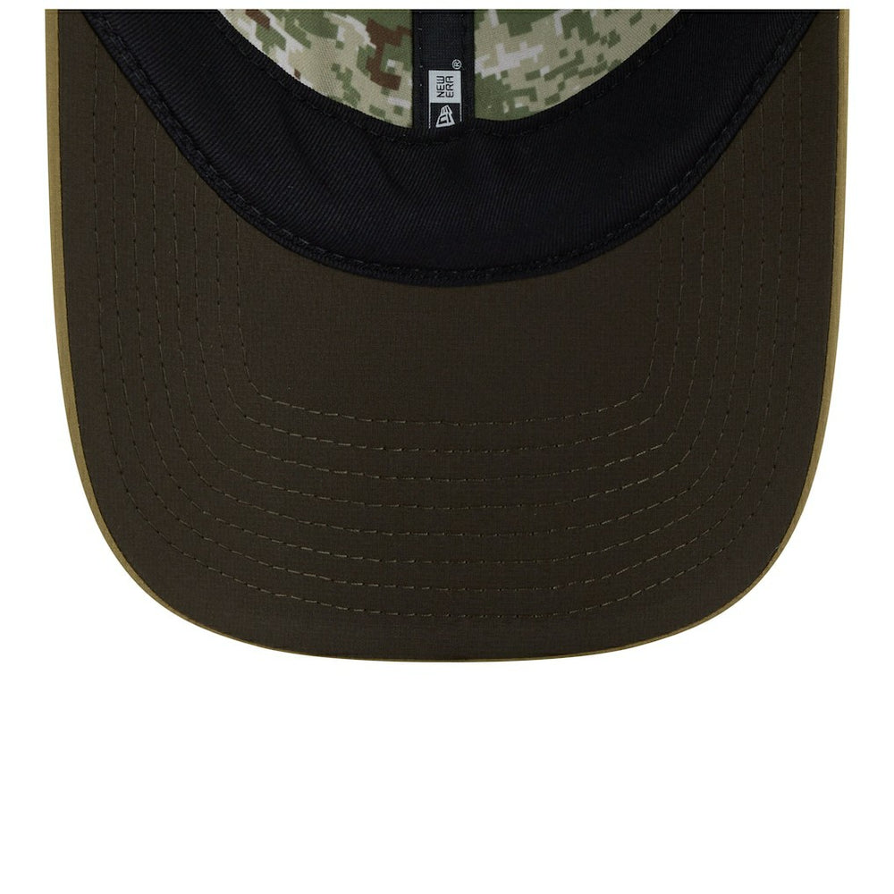 Las Vegas Raiders New Era Women's 2025 Salute to Service Pony Tail Adjustable Hat - Green Hats