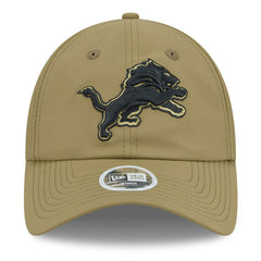 Detroit Lions New Era Women's 2025 Salute to Service Pony Tail Adjustable Hat - Green Hats