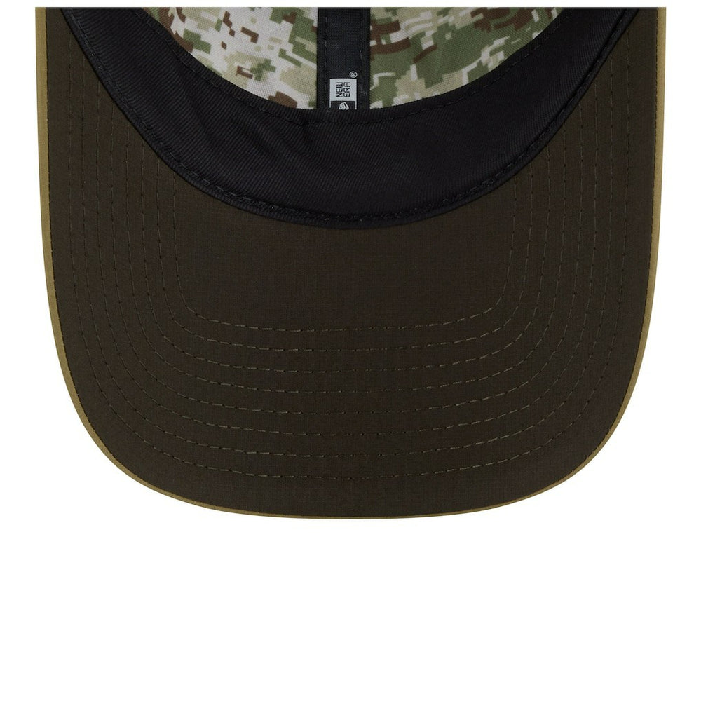 Detroit Lions New Era Women's 2025 Salute to Service Pony Tail Adjustable Hat - Green Hats