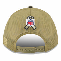 New York Jets New Era Youth 2025 Salute to Service 9FORTY A-Frame Adjustable Hat - Green/Dark Green Hats