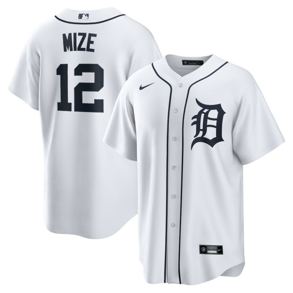 Casey Mize Detroit Tigers Nike Home Replica Jersey - White Jerseys