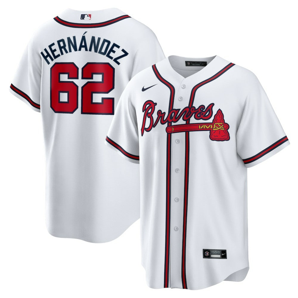Daysbel Hernandez Atlanta Braves Nike Home Replica Jersey - White Jerseys