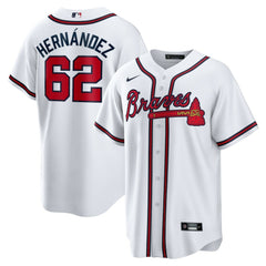 Daysbel Hernandez Atlanta Braves Nike Home Replica Jersey - White Jerseys