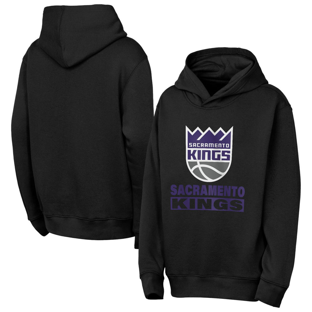 Sacramento Kings Outerstuff Youth Back To The Basics Hoodie Black outlet
