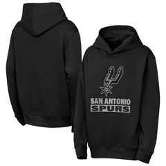 San Antonio Spurs Outerstuff Youth Back To The Basics Hoodie Black