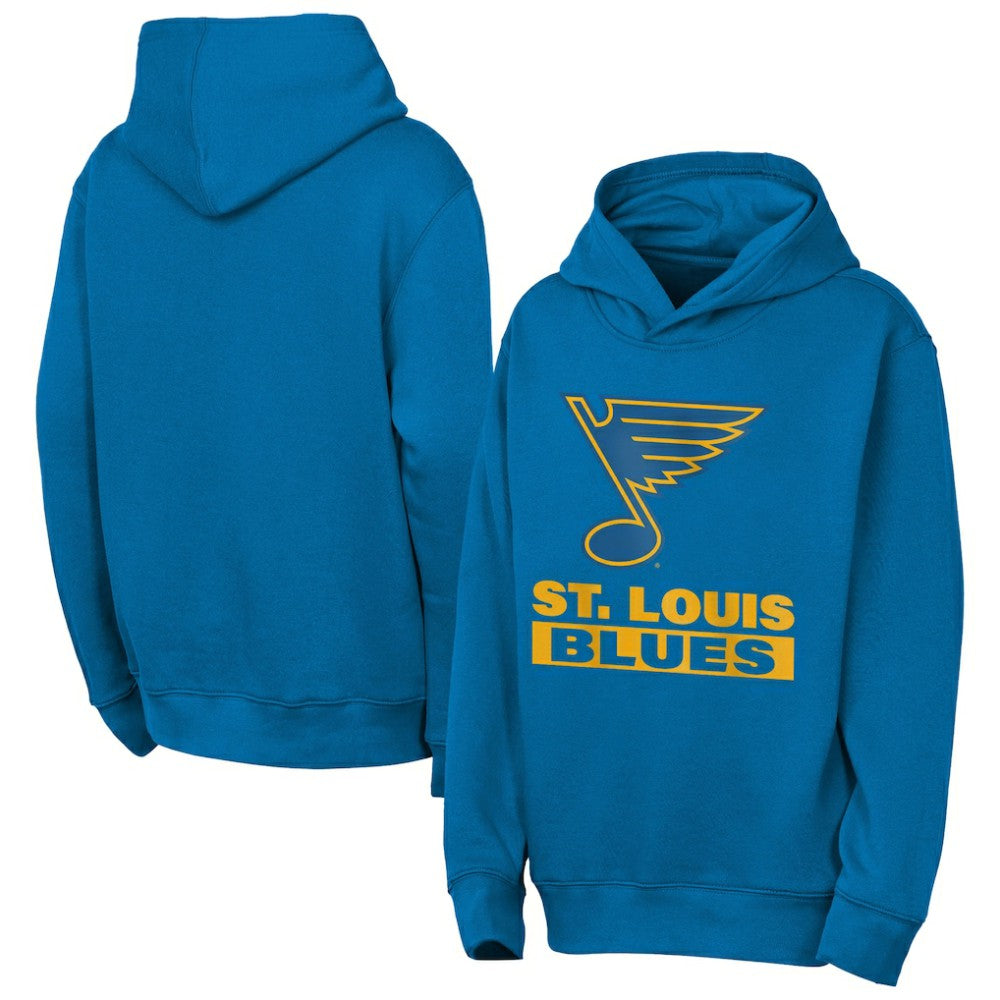 St. Louis Blues Outerstuff Youth Back to Basics Hoodie - Blue | US 202900626