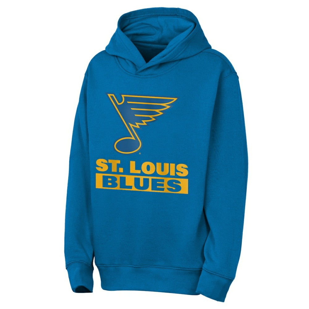 St. Louis Blues Outerstuff Youth Back to Basics Hoodie - Blue | US 202900626