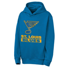 St. Louis Blues Outerstuff Youth Back to Basics Hoodie - Blue | US 202900626