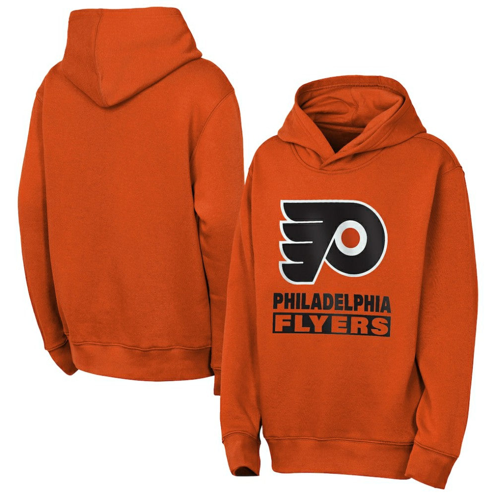 Philadelphia Flyers Outerstuff Youth Back to Basics Hoodie - Classic Orange | US 202900629