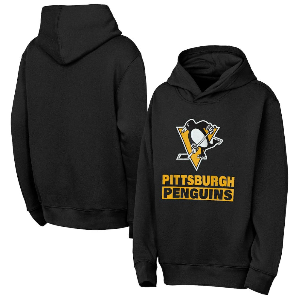Pittsburgh Penguins Outerstuff Youth Back to Basics Hoodie - Black | US 202900637