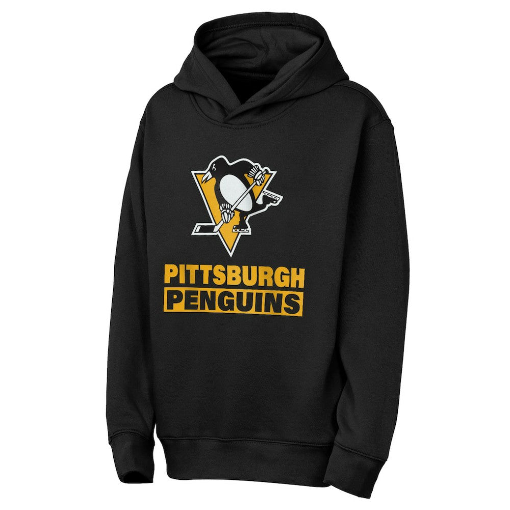 Pittsburgh Penguins Outerstuff Youth Back to Basics Hoodie - Black | US 202900637