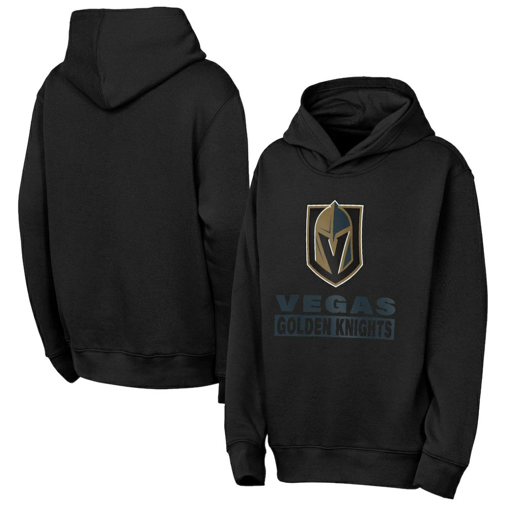 Vegas Golden Knights Outerstuff Youth Back to Basics Hoodie - Black | US 202900646