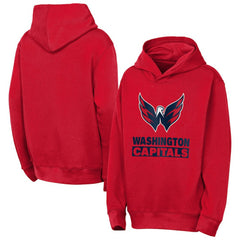 Washington Capitals Outerstuff Youth Back to Basics Hoodie - Red | US 202900651