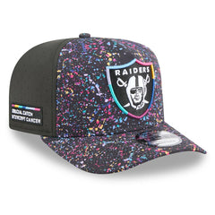 Las Vegas Raiders New Era 2025 NFL Crucial Catch A-Frame 9FIFTY Snapback Hat - Black Hats
