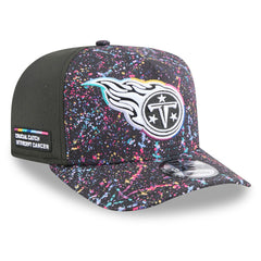 Tennessee Titans New Era 2025 NFL Crucial Catch A-Frame 9FIFTY Snapback Hat - Black Hats