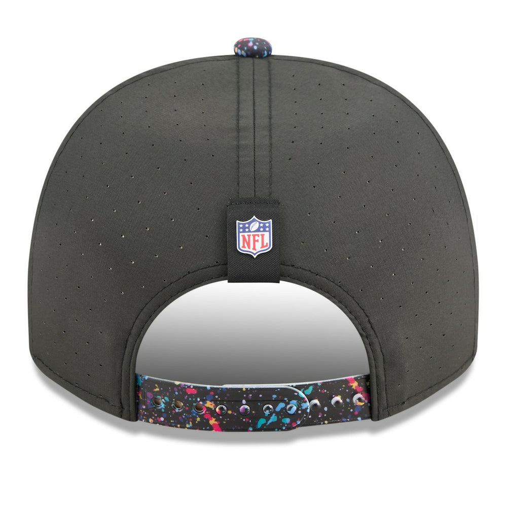 Arizona Cardinals New Era 2025 NFL Crucial Catch A-Frame 9FIFTY Snapback Hat - Black Hats