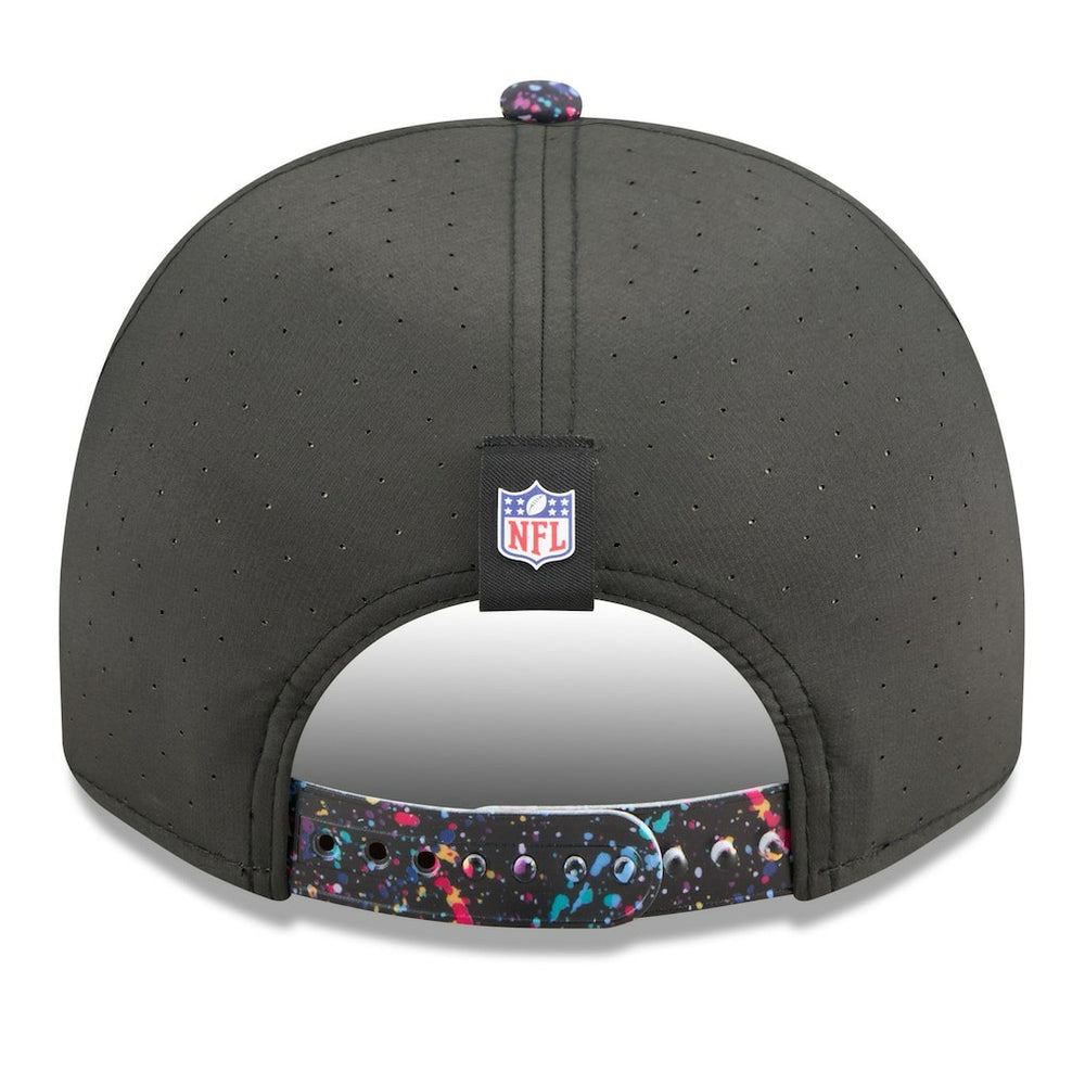 Detroit Lions New Era 2025 NFL Crucial Catch A-Frame 9FIFTY Snapback Hat - Black Hats