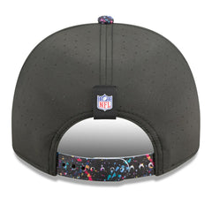 Detroit Lions New Era 2025 NFL Crucial Catch A-Frame 9FIFTY Snapback Hat - Black Hats