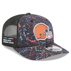 Cleveland Browns New Era 2025 NFL Crucial Catch 9SEVENTY Adjustable Hat - Black Hats